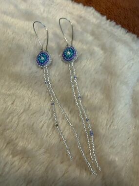 🪡Handmade Indigenous Beaded Earrings 💝